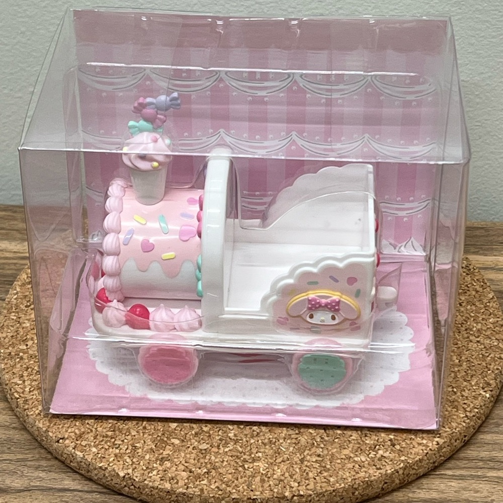 Sanrio My Melody Sweets Motif Train Accessory Case & Pompompurin Cart 🍭